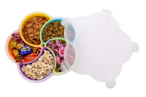 CLOUDTAIL CHOICE Masala Boxes for Kitchen Multi Color (5 Bowls) (Color May Vary As Per Available)-thumb4