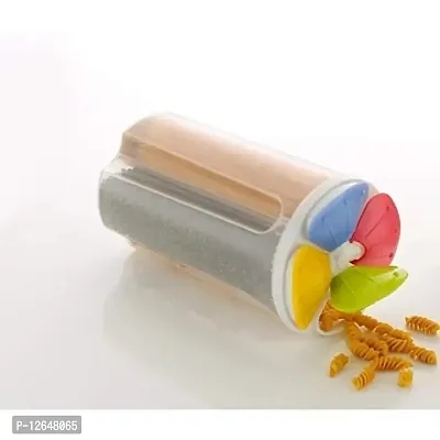 CLOUDTAIL CHOICE Plastic 1 Section Food Storage Dispenser - 1000 ml, 1 Pieces, Multicolored