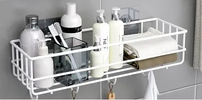 Stylish Bathroom Shelf with Hooks-thumb3