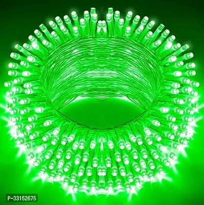 Illuminator 22 Leds 10 M Green Steady Bulb Rice Lights Pack Of 1-thumb0