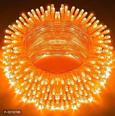 Illuminator 40 Leds 12 M Orange Steady Bulb Rice Lights Pack Of 1-thumb0