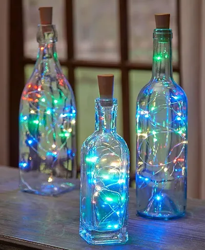 Multicolored Cork Lights for Home Decoration