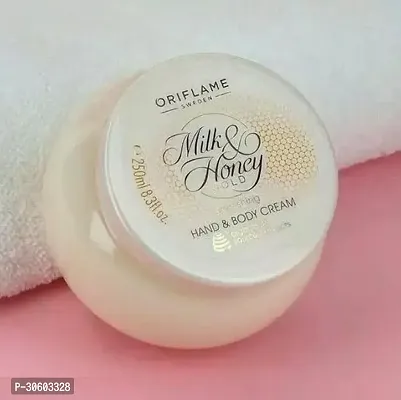 Oriflame Milk And Honey Gold Nourishing Hand And Body Cream, 250g-thumb0