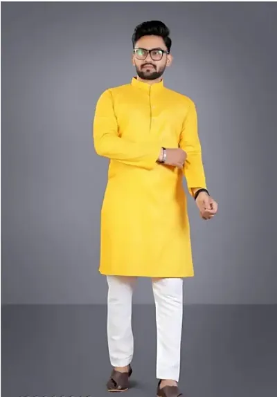 Reliable Solid Kurta Bottom Sets For Men