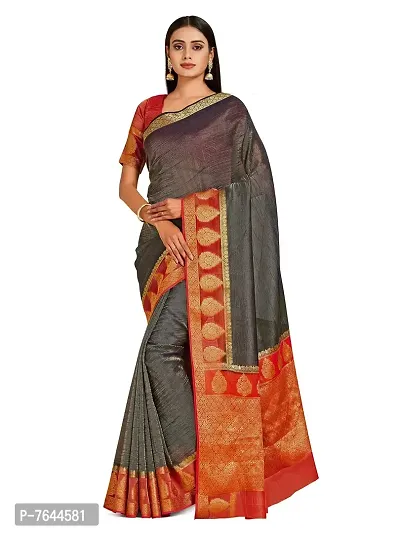 Charming Black Soft Kanjivaram Silk Saree With Surpassing Bl