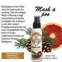 Mask a Poo (120 ml) with Pure Essential Oils, Pre-Poop Spray, Bathroom Air Freshener-thumb1