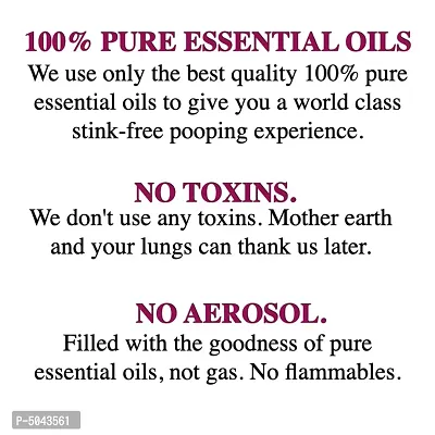 Poop Essentials (120 ml) with Pure Essential Oils, Pre-Poop Spray, Bathroom Air Freshener-thumb5