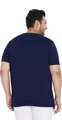 Trendy Plus Size Printed Round Neck T-Shirt for Men-thumb1