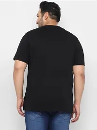 Trendy Plus Size Printed Round Neck T-Shirt for Men-thumb1