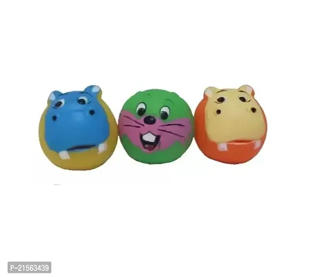 Lovely Colorful Chu Chu Balls Toys Soft Balls Set with Sound for Baby Kids and Toddlers Sale On 3pc