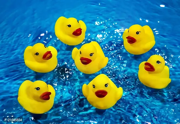 The Sweet Musical Sound Soft Toys Squeezy Duck Toy Set Non Toxic Bath Toys 12 Pack 5cm
