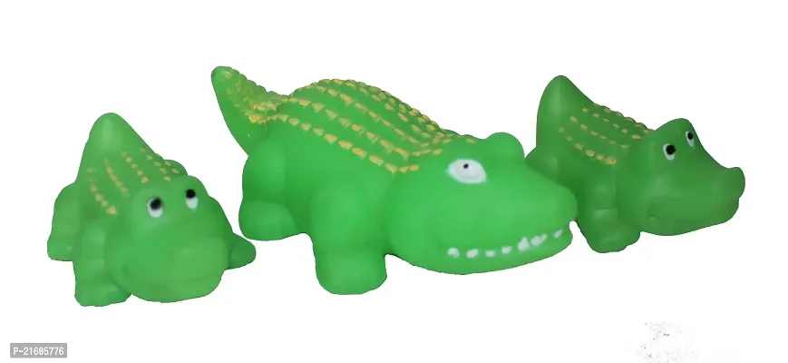 Soft Toys Squeezy Chu Chu Crocodiles , Crocodiles Family , Bath Rubber Toy , Set of 3