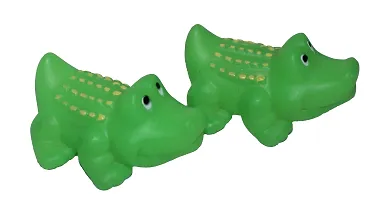 Soft Toys Squeezy Chu Chu Crocodiles , Crocodiles Family , Bath Rubber Toy , Set of 3-thumb1