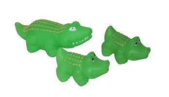 Soft Toys Squeezy Chu Chu Crocodiles , Crocodiles Family , Bath Rubber Toy , Set of 3-thumb4