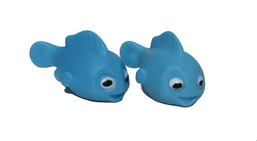 Soft Toys Squeezes Chu Chu Doll Fish , Doll Fish Family, Rubber Toy, Set of 3 Bath Toys-thumb3