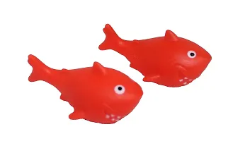 Soft Toys Squeezes Chu Chu Sound , Shark Family Toy , Bath Rubber Toy , Set of 3-thumb3