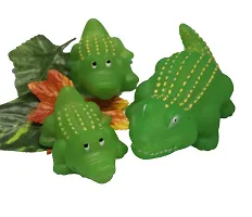 Soft Toys Squeezes Chu Chu Sound Crocodiles Family four Animals Toy Non-Toxic Bath Toys 7 Piece-thumb2