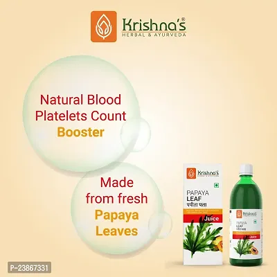 Krishna's Papaya Leaf Juice - 500 ml-thumb3