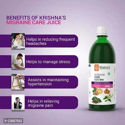 Krishna's  Migraine Care Juice - 500 ml-thumb4