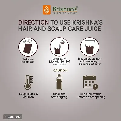 Krishna's Hair  Scalp Care Juice - 1000 ml-thumb4