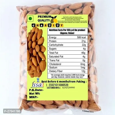 Chastity Natural California Almond Badam 500Gram-thumb2