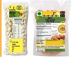 Premium Combo Pack Phool Makhana Lotus SeedsMakhana and Yellow Dates 400G-thumb1