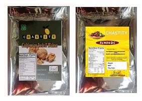 Dry Fruits Combo Almond, Walnuts (Akhrot) (2 X 250 G)-thumb1