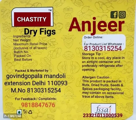 Dried Afghani Anjeer/ Fig 100gm-thumb4