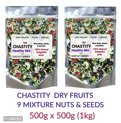 Mixed Dry Fruits Healthy Dried Nutmix, Assorted Nutsnbsp;(1000G) 1Kg-thumb0
