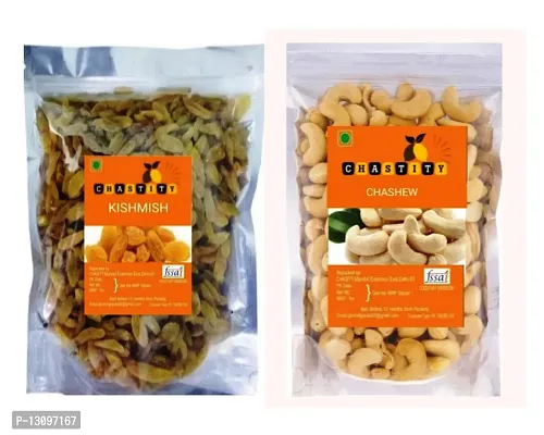 Dry Fruits Combo Cashew (Kaju) Raisins (Kishmis)(2 X 500 G)