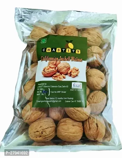 Chastity Walnuts With Shell Sabut Akhrot-200Gram-thumb0