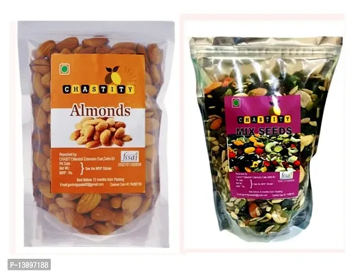 Dry Fruits Combo Almond, Mix Dry Fruits (2 X 1000 G) 2Kg-thumb0