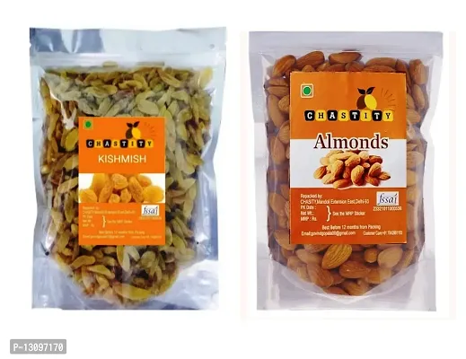 Dry Fruits Combo Almond , Raisins (Kishmis)(2 X 250 G)