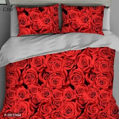 New Trendy Glace Cotton Bedsheet with 2 Pillow Covers