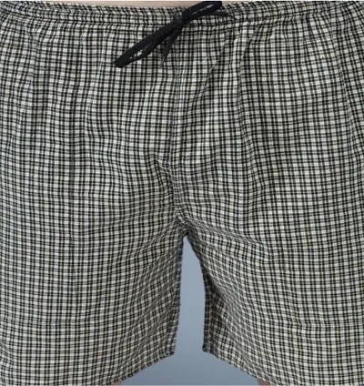 Trendy Polycotton Checked Shorts For Men