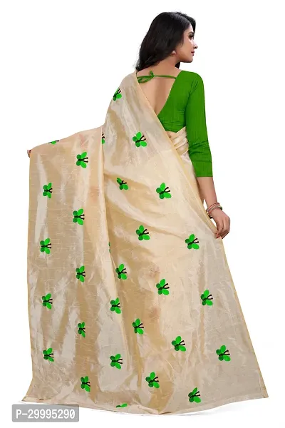 Stylish Green Art Silk Saree With Blouse Piece For Women-thumb3