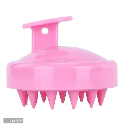 Giffy? Silicone Bristles Washing Hair Shampoo Scalp Massage Brush Comb Conditioner Clean Head-thumb0