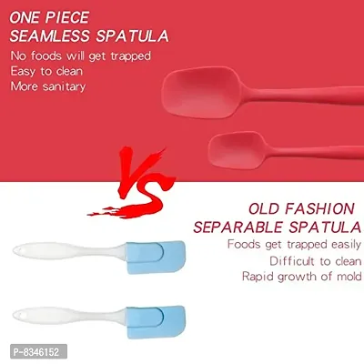 Silicone Spatulas Spoon One Piece Design Heat-resistant Baking Tools Non-stick Butter Scraper Spoon Cooking Utensils-thumb3