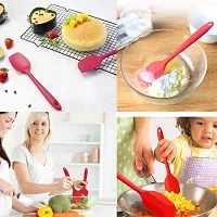 Silicone Spatulas Spoon One Piece Design Heat-resistant Baking Tools Non-stick Butter Scraper Spoon Cooking Utensils-thumb3