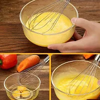 Manual Hand Kitchen Beater Tool Stainless Steel Egg Baking Whisk Stainless Steel Balloon Whisk-thumb1