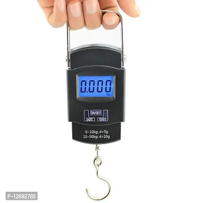 Giffy? Hanging Scale, LCD Screen 110lb/50kg Proteble Scale Weighing Scale-thumb0