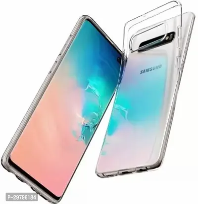 Back Cover for Samsung Galaxy S10 Transparent Flexible Silicon Pack of 1