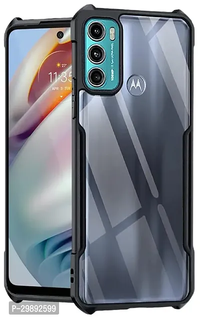 Stylish Solid Back Case Cover for Motorola G60-thumb0