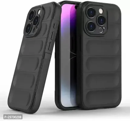 Bumper Case for iPhone 15 Pro Black Camera Bump Protector Silicon Pack of 1