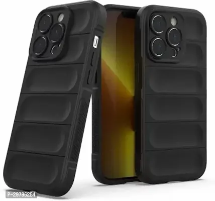 Bumper Case for iPhone 14 Pro Black Camera Bump Protector Silicon Pack of 1