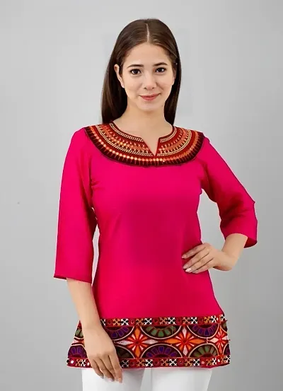 Elegant Rayon Top For Women