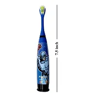 Sarasi Vibration Electric Toothbrush With Additional Head For Boys  Girls [Pack Of: 1, Blue] Electrical Vibrating Toothbrush-thumb3