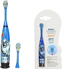 Sarasi Vibration Electric Toothbrush With Additional Head For Boys  Girls [Pack Of: 1, Blue] Electrical Vibrating Toothbrush-thumb4