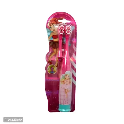 Sarasi Vibration Electric Toothbrush With Additional Head For Kids [Pack 1,Pink] Electric Toothbrush-thumb3