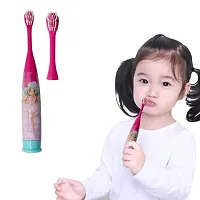 Sarasi Vibration Electric Toothbrush With Additional Head For Kids [Pack Of: 1, Pink] Electric Toothbrush-thumb1